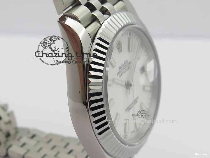 MiroTime 0211 SmartChoice DateJust II 41mm BP Maker Best Edition White Dial On New Version Jubilee Bracelet A 3636
